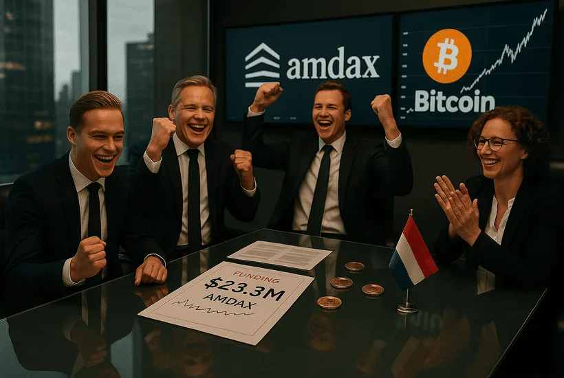 Amdax a Dutch Firm Raises $23.3M to Launch Bitcoin Treasury Company AMBTS
