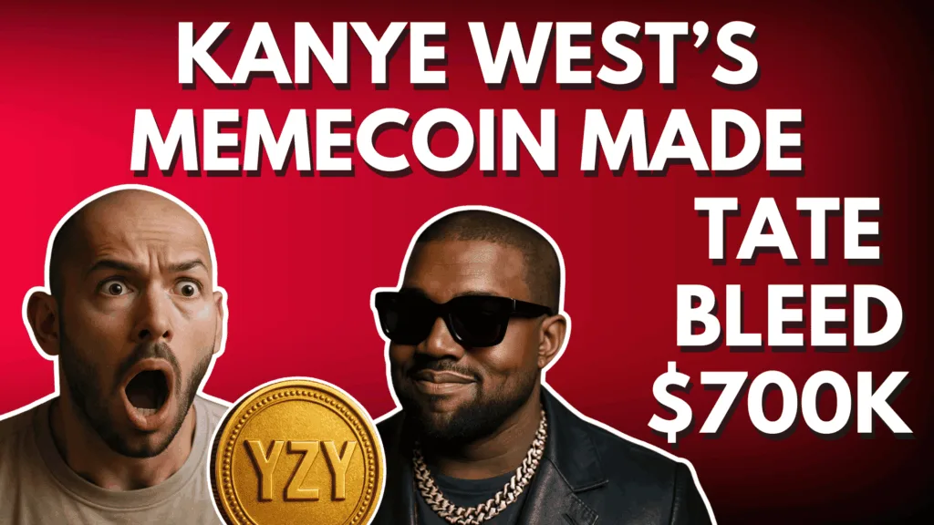 Kanye West’s Memecoin Made Tate Bleed $700K