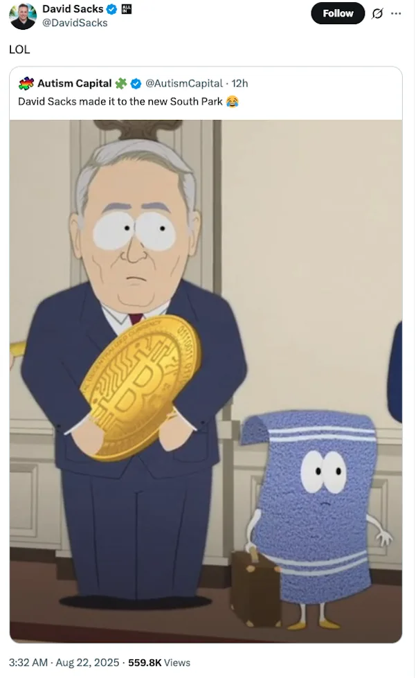 South Park satirizes Trump, Bitcoin, and AI in latest episode