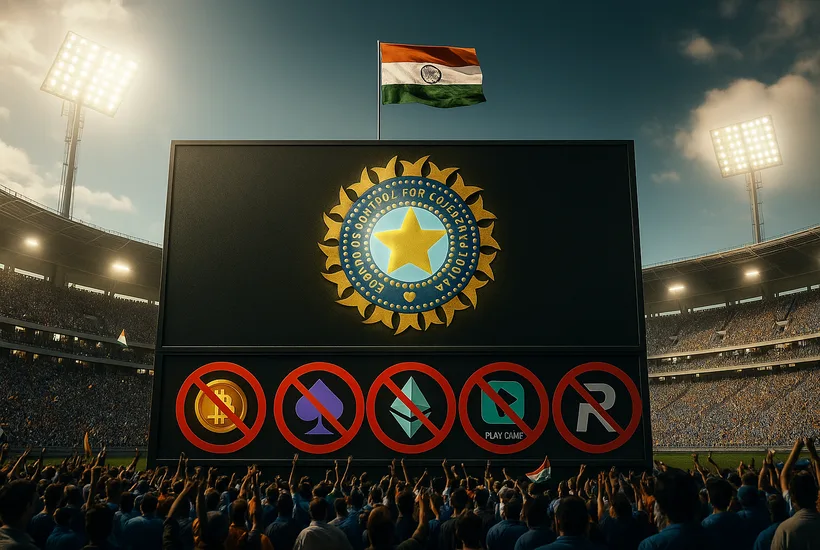 BCCI bans crypto and online money gaming firms from applying for lead sponsorship