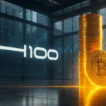 H100 crosses 1000 BTC in bitcoin investments