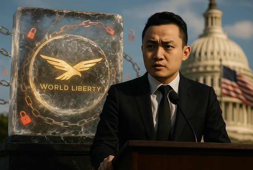 Trump crypto backer Justin Sun says his World Liberty tokens frozen