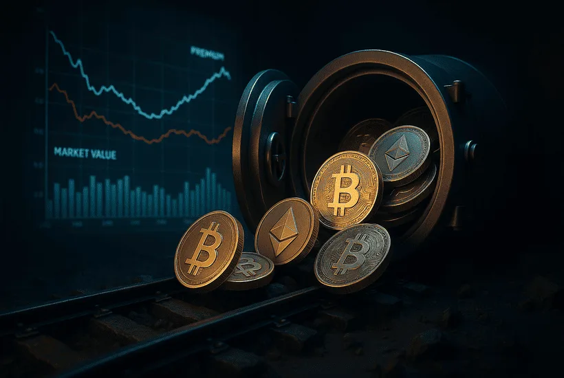 Crypto treasuries set for ‘bumpy ride’ as premiums narrow: NYDIG