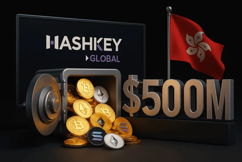 Hong Kong crypto exchange HashKey to launch $500 million digital treasury fund