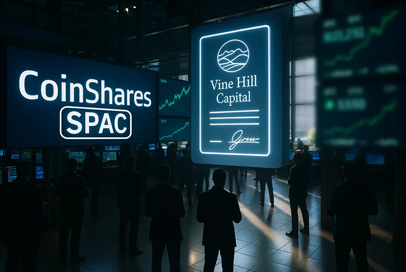 CoinShares to Go Public in U.S. Through $1.2B SPAC Deal With Vine Hill