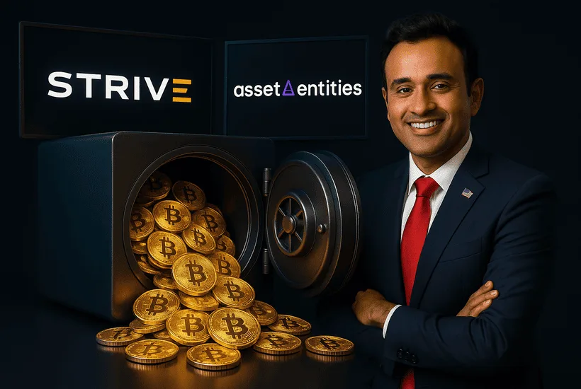 Vivek Ramaswamy’s Strive plans BTC treasury with Asset Entities