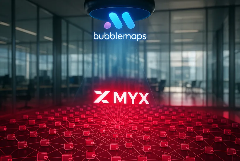 Bubblemaps alleges largest Sybil attack in crypto history on MYX airdrop