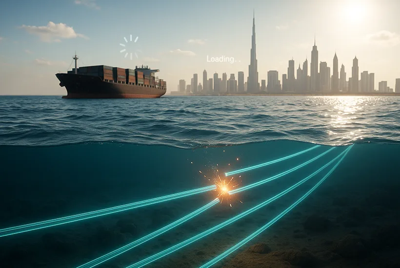 Red Sea undersea cables severed: UAE internet slows as experts point to shipping accident