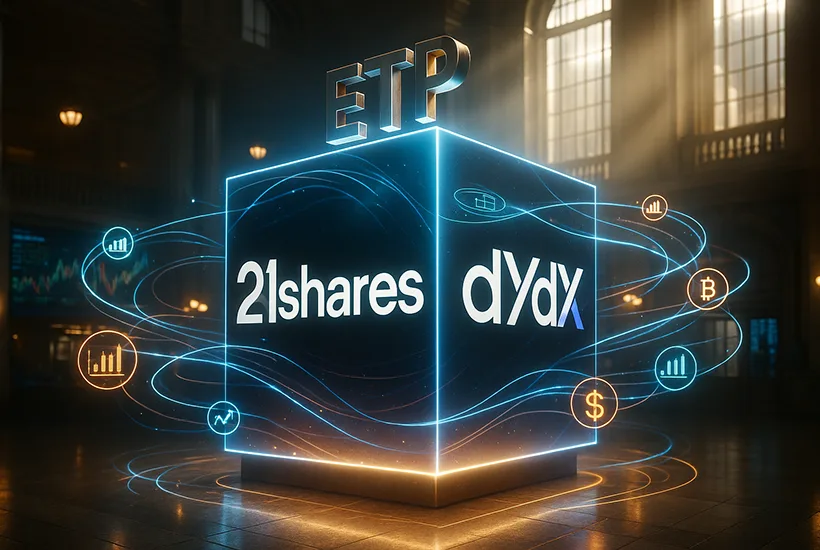 21Shares launches dYdX ETP as institutions circle crypto derivatives