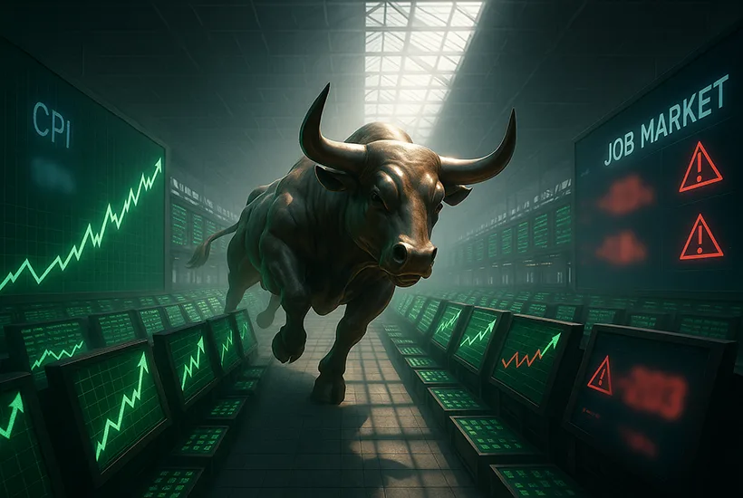 US CPI fails to stifle the bulls, with job market weakness continuing