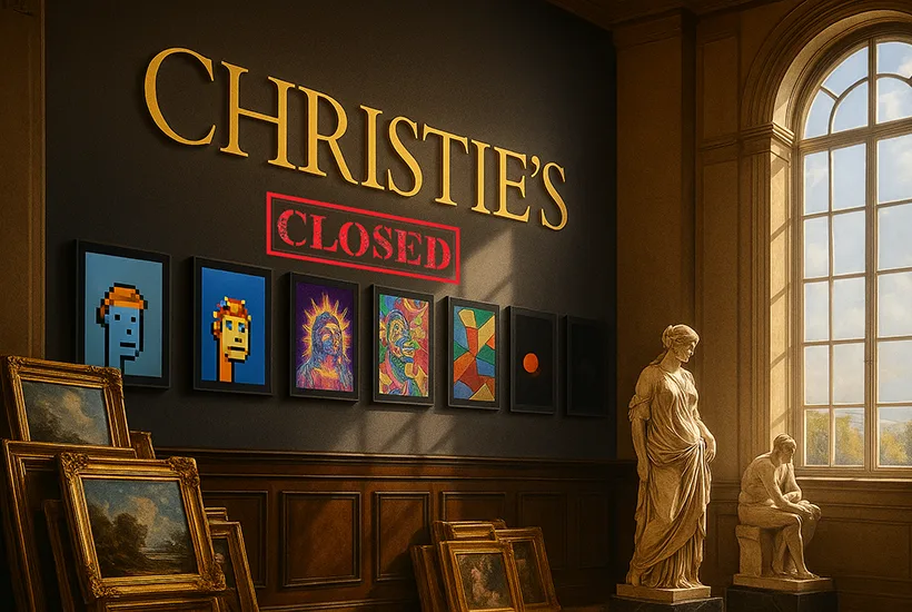 Christie’s Closes Digital Art Department as NFT Market Stays Frozen