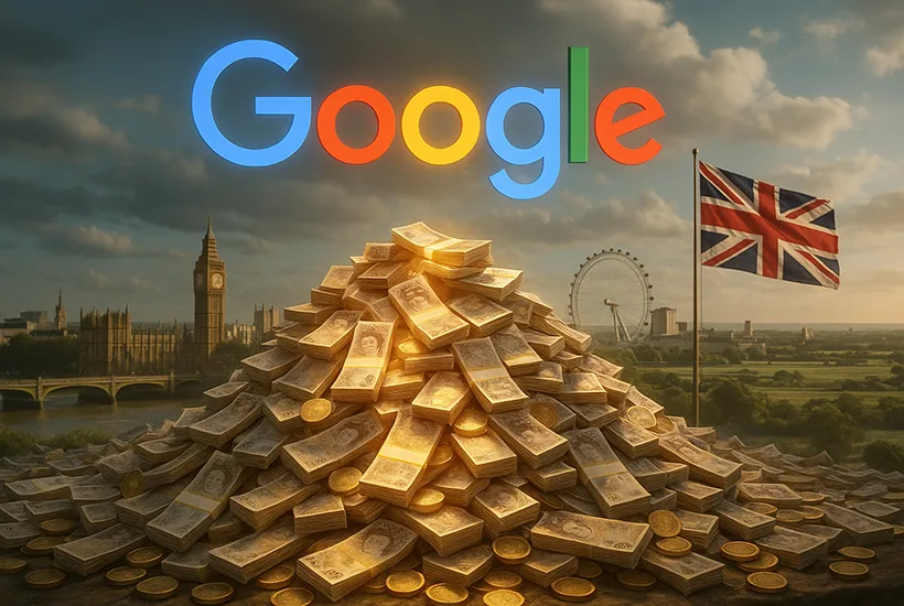 Google makes £5bn pledge to Britain