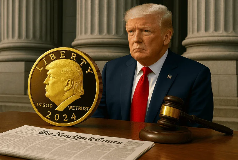 President Trump Alleges New York Times Harmed Meme Coin in $15 Billion Lawsuit
