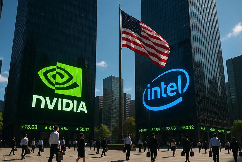 Nvidia announces it will take a $5 billion stake in Intel, joining the US government as a major shareholder in the chipmaker