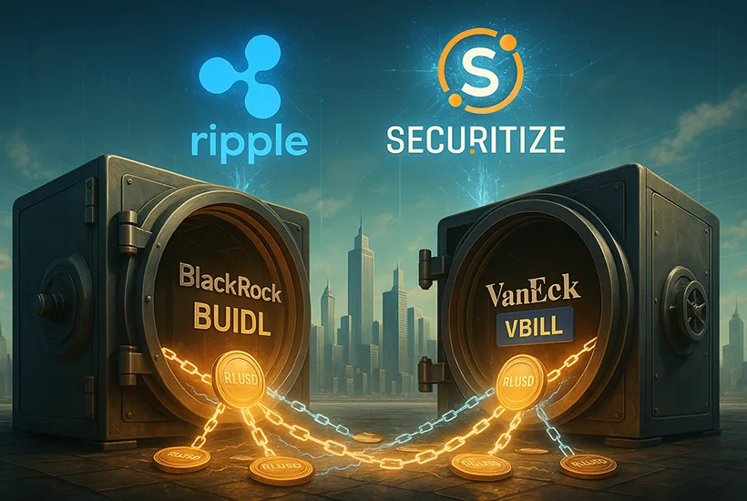 Ripple and Securitize Enable RLUSD Smart Contract Functionality for BlackRock’s BUIDL and VanEck’s VBILL Tokenized Funds