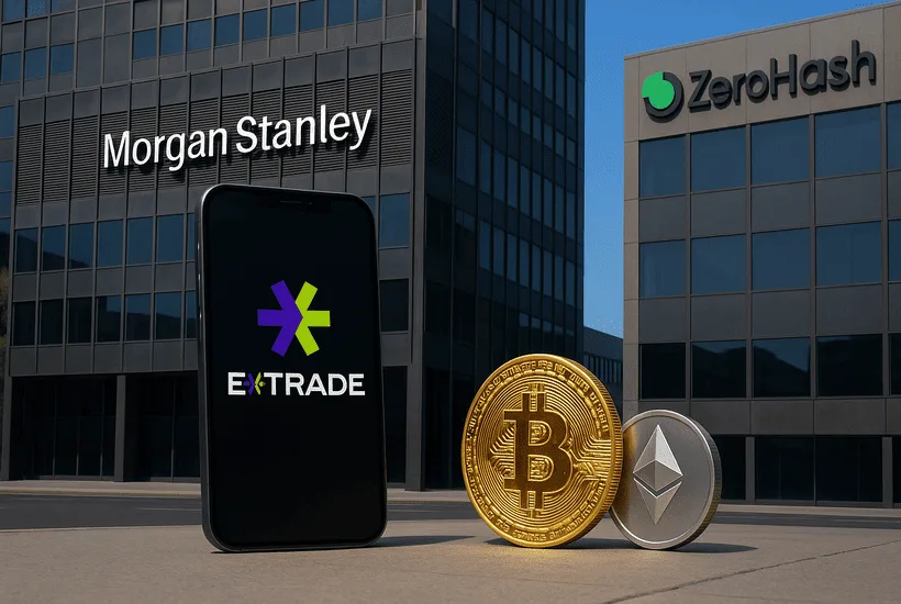 Morgan Stanley to offer crypto trading on E*Trade platform through Zerohash tie-up
