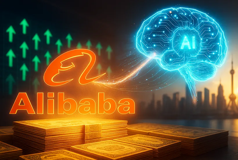 Alibaba stock jumps on AI spending boost