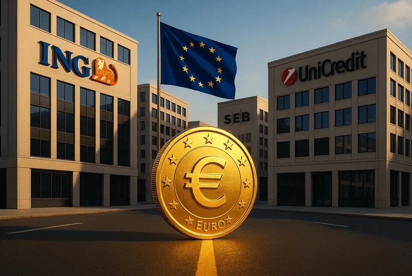 "Major European banks come together to form euro-backed stablecoin"