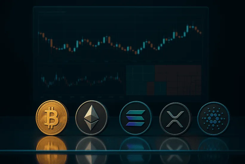 Bitcoin, Ethereum, Solana, XRP, Cardano: Top crypto tokens' market analysis