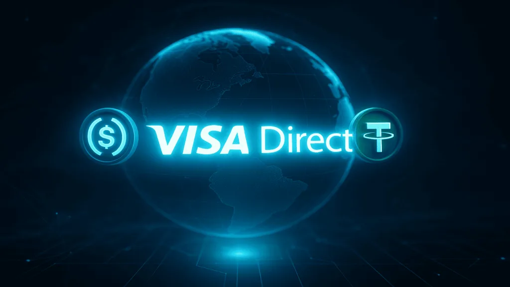 "Visa Direct tests stablecoins as cash equivalent for instant transfers"