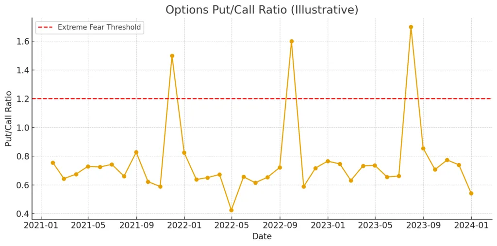 How options and perpetual markets predict market bottoms and where we stand today