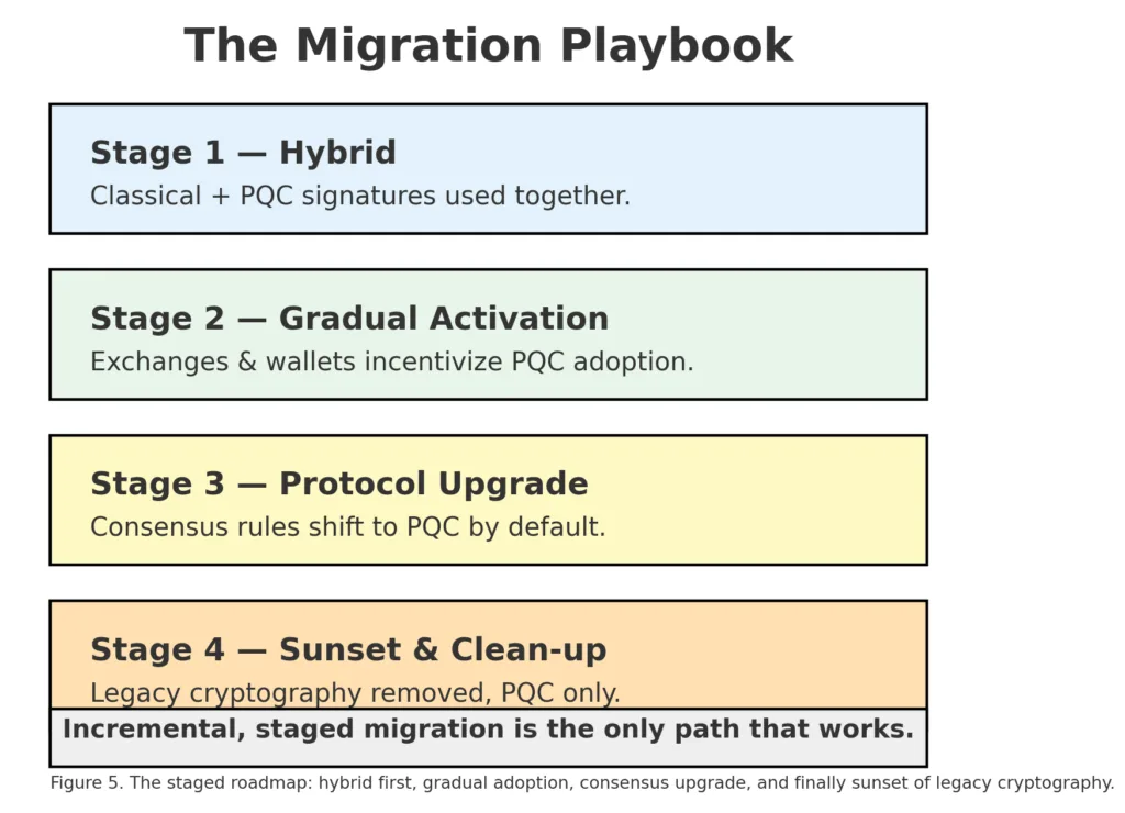 Quantum-safe Cryptography for Blockchains: From existential risk to practical roadmaps Quantum-safe Cryptography for Blockchains: From existential risk to practical roadmaps