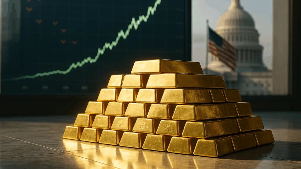 Gold hits fresh all-time high as U.S. government shutdown dents risk appetite