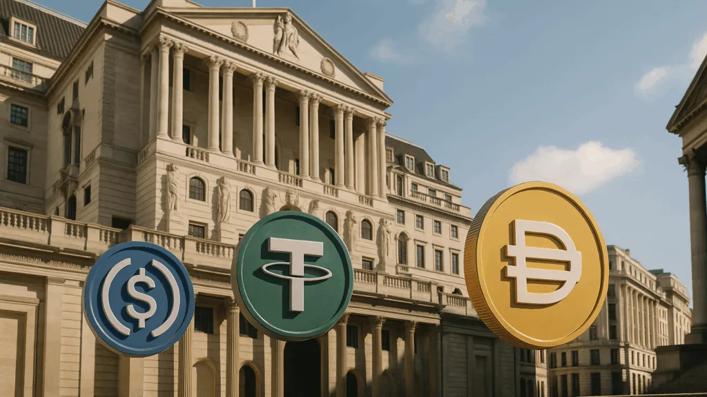 Bank of England governor says stablecoins could reduce reliance on banks
