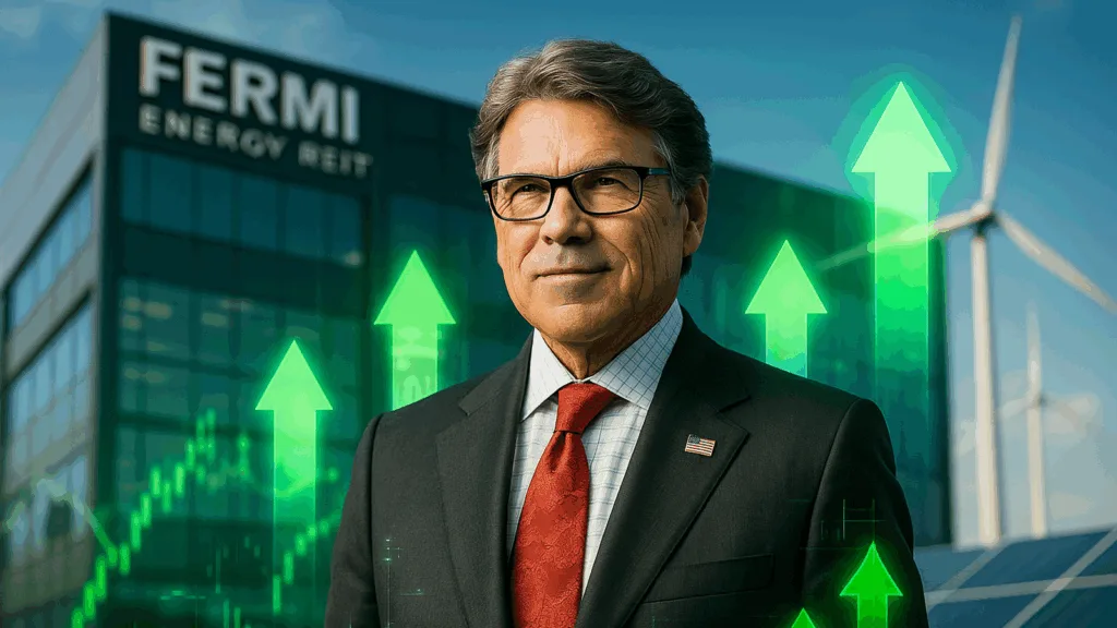 Rick Perry’s Energy REIT Fermi Up 28% After $683 Million IPO