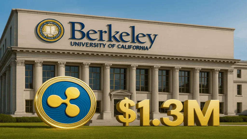 Ripple gives $1.3M in RLUSD to Berkeley