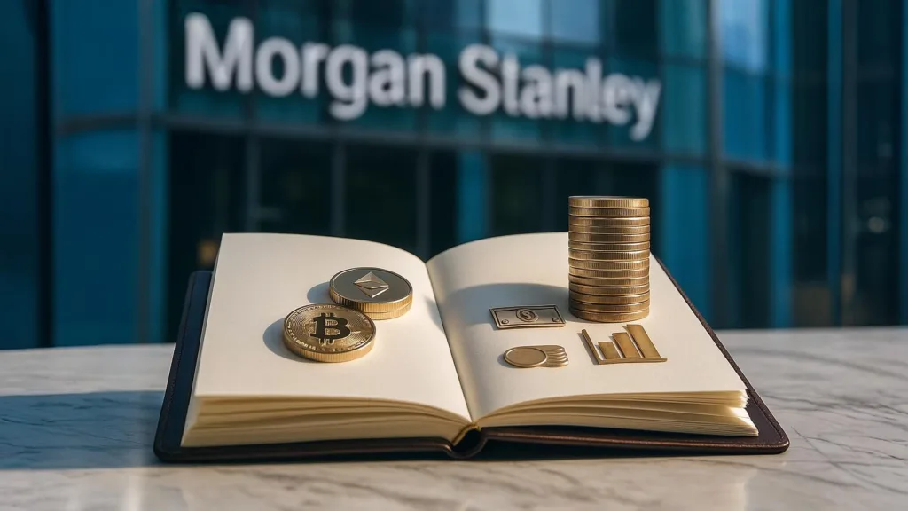 Morgan Stanley recommends 'conservative' crypto allocation for some portfolios