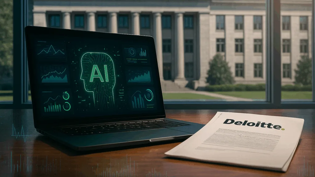 Deloitte says it used AI in $440k government report