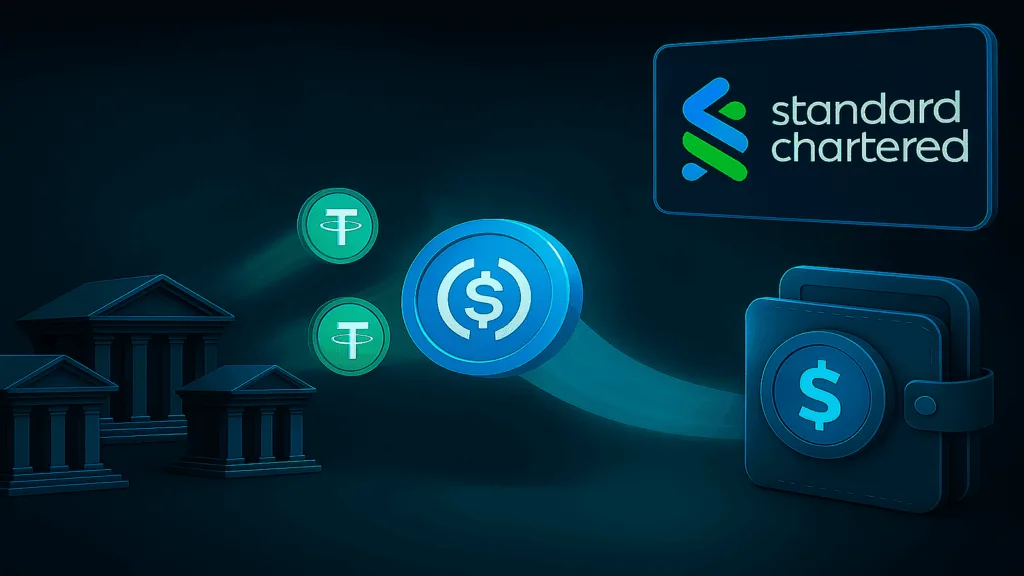 Standard Chartered predicts $1T could exit emerging market banks to stablecoins by 2028