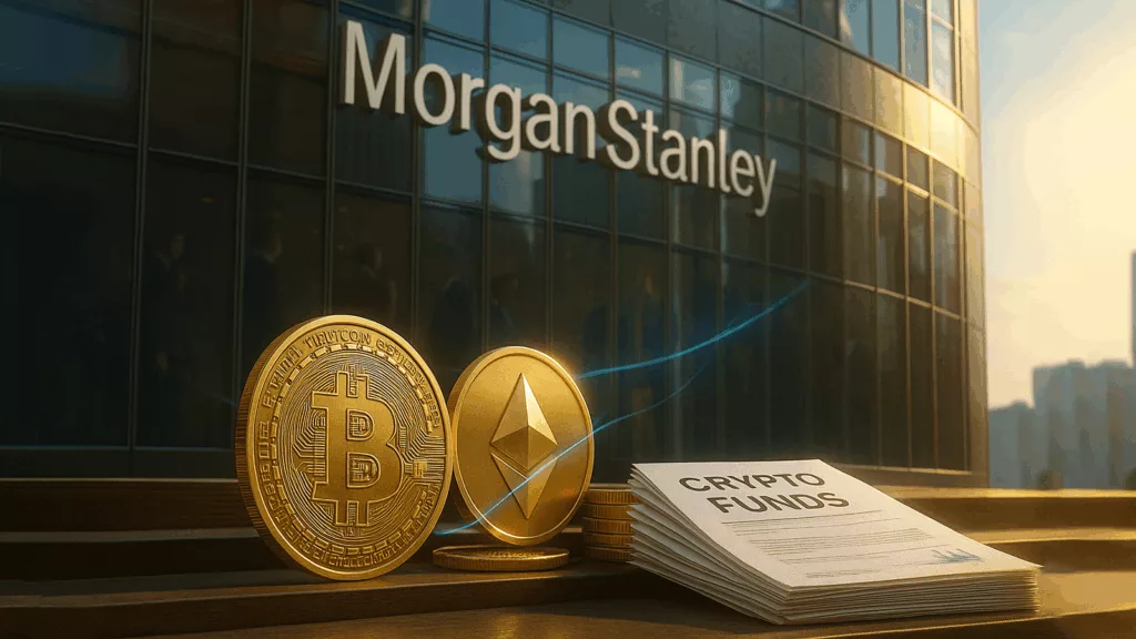 Morgan Stanley drops restrictions on which wealth clients can own crypto funds