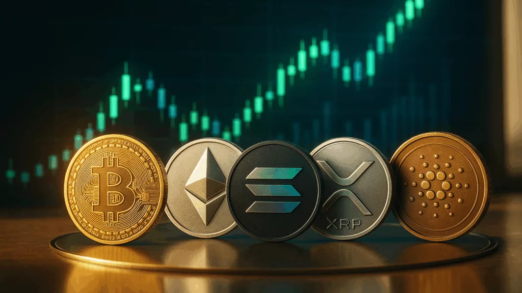 Bitcoin, Ethereum, Solana, XRP, Cardano: Top crypto tokens' market analysis