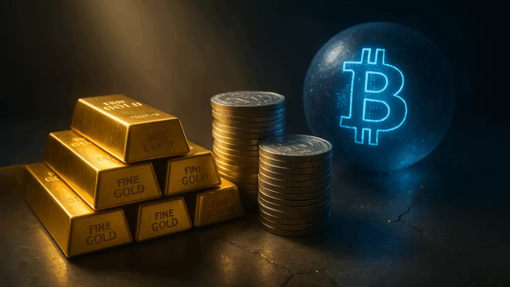 Gold, Silver, and Crypto: The 2025 Decoupling — Why Safe Havens Are Surging While Digital Assets Stumble