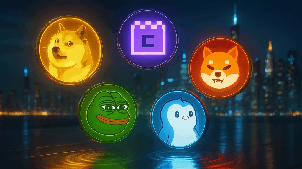 Top 5 Meme Coins price market analysis – Dogecoin, Shiba Inu, Pepe, MemeCore, Pudgy Penguins