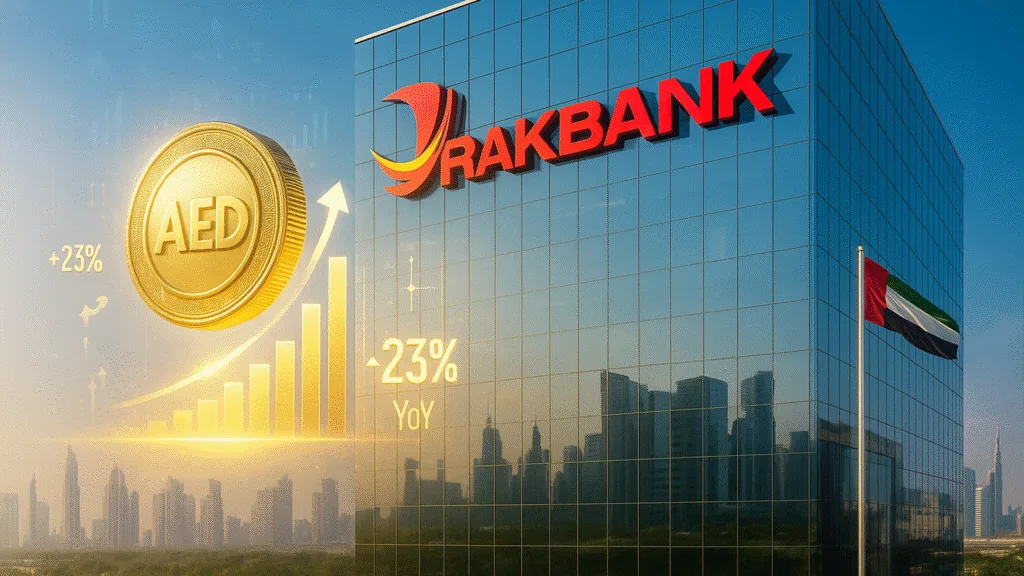 RAKBANK reports record profits of AED 2.3 billion, up 23% (YoY)