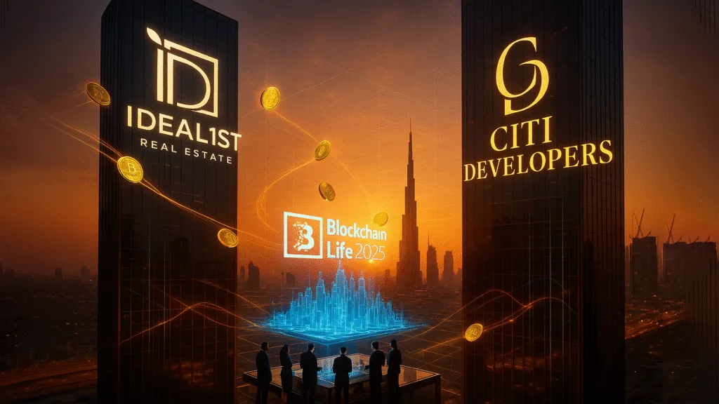 Idealist Real Estate enters strategic crypto-enabled development with Citi Developers at Blockchain Life 2025