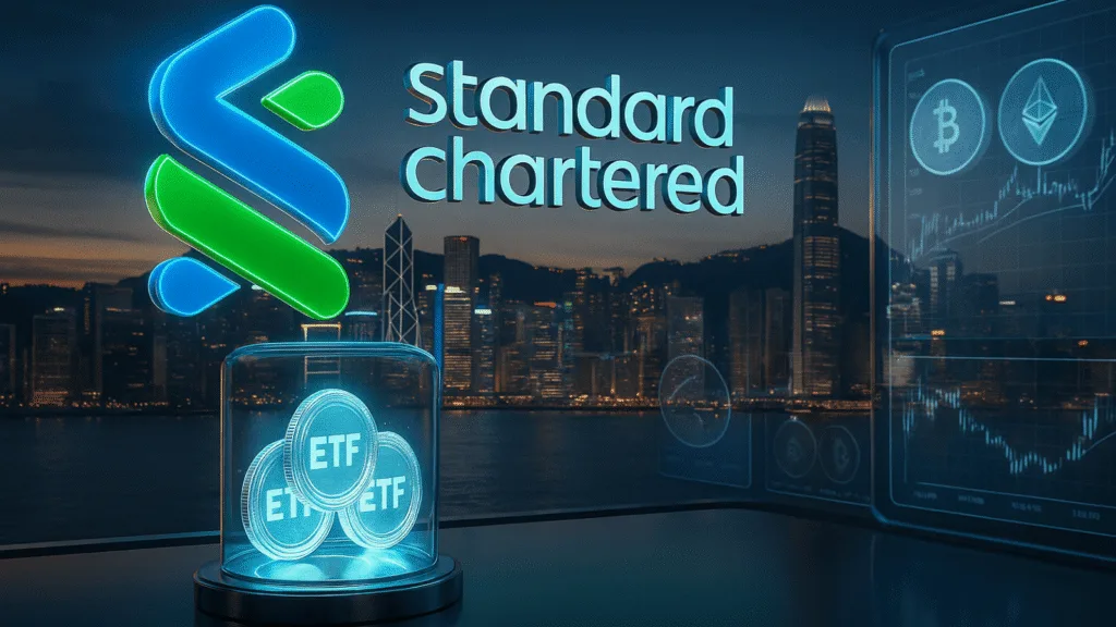 Standard Chartered Hong Kong to launch crypto ETF trading in November