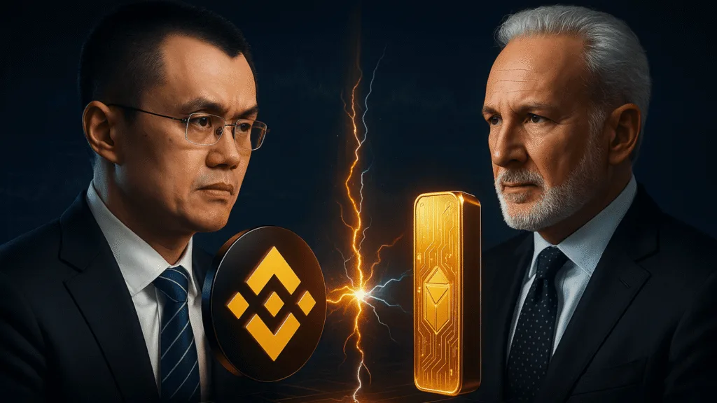 Changpeng Zhao slams Peter Schiff’s ‘tokenized gold’ plan