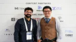 Coin Headlines' Raghav Chopra and Kevin Lee at Expand North Star, Dubai