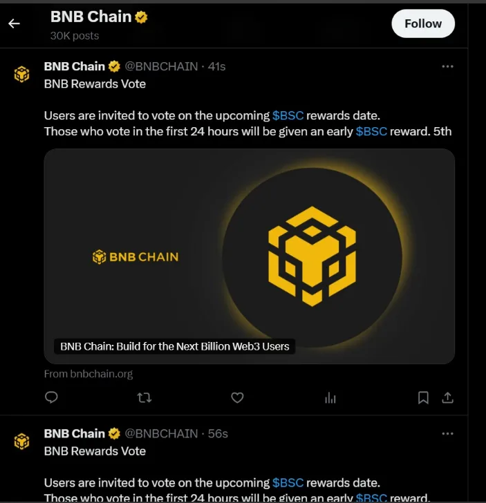 CZ warns on potential compromise of BNB Chain's X account: Everything to know