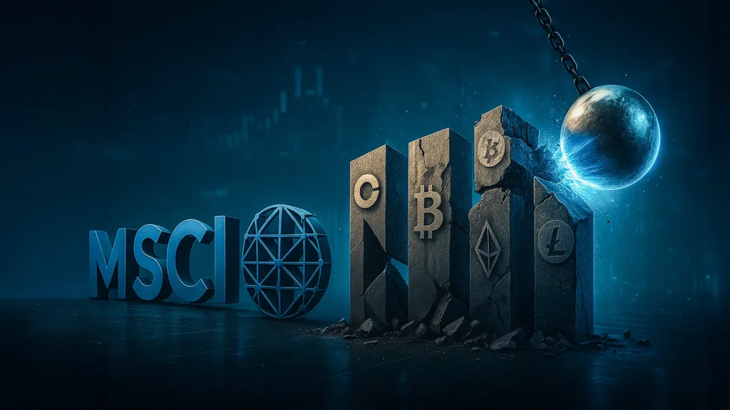 MSCI shake-up: 38 crypto firms risk index removal