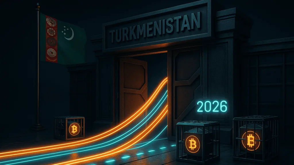 Turkmenistan legalizes crypto trading under tight state control from 2026