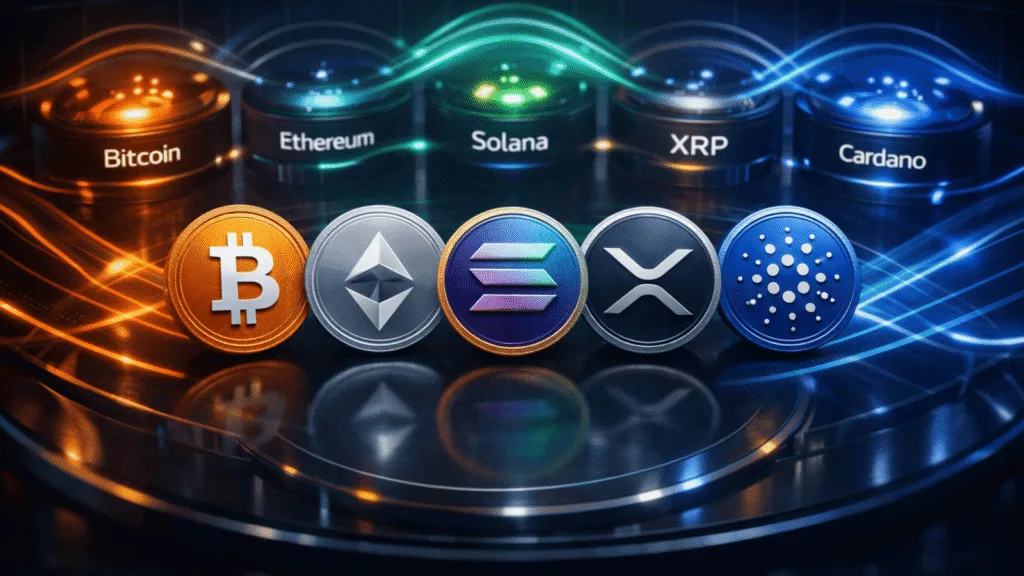 Bitcoin, Ethereum, Solana, XRP, Cardano: Top crypto tokens' market analysis