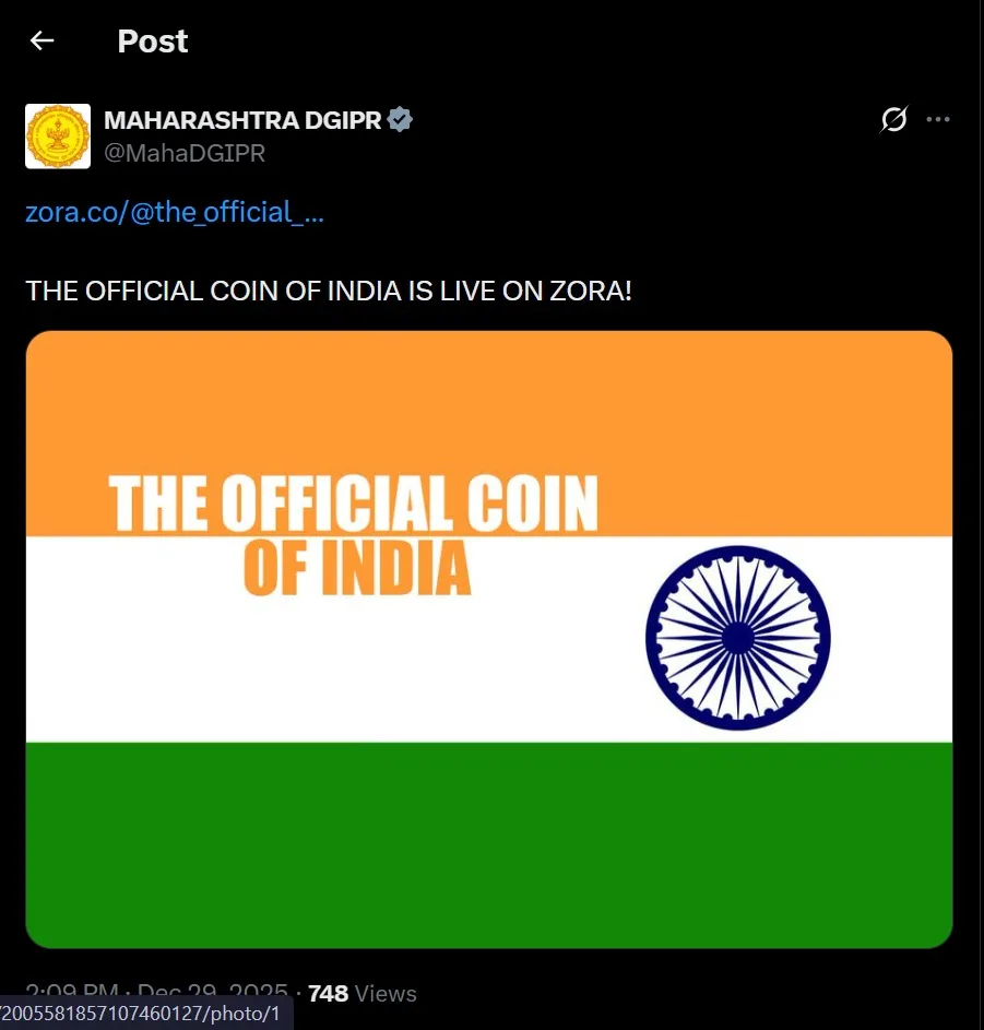 India's state department's X account hacked with 'India coin' post India's state department's X account hacked with 'India coin' post