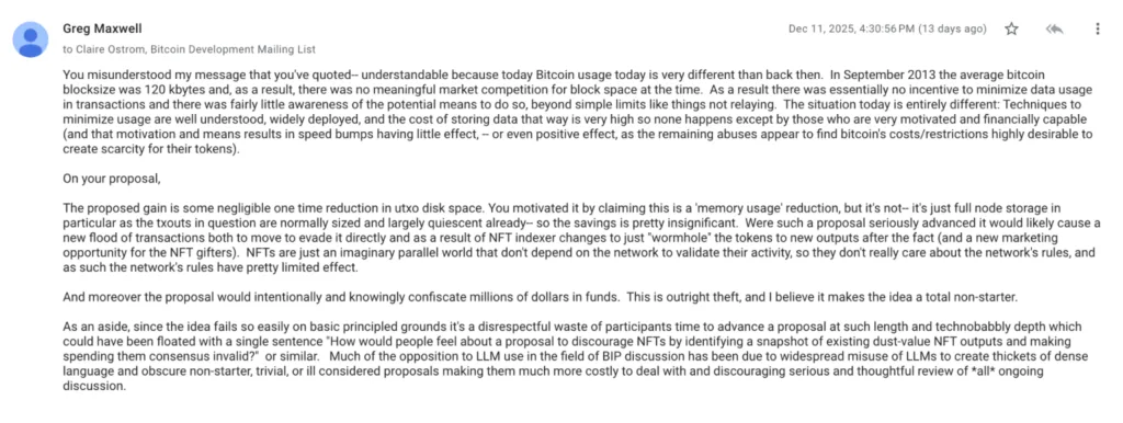 Bitcoin proposal ignites governance backlash over ordinals and forced UTXO deletion Bitcoin proposal ignites governance backlash over ordinals and forced UTXO deletion