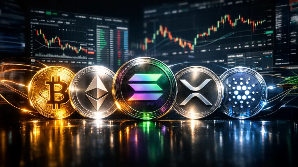 Bitcoin, Ethereum, Solana, XRP, Cardano: Top crypto tokens' market analysis