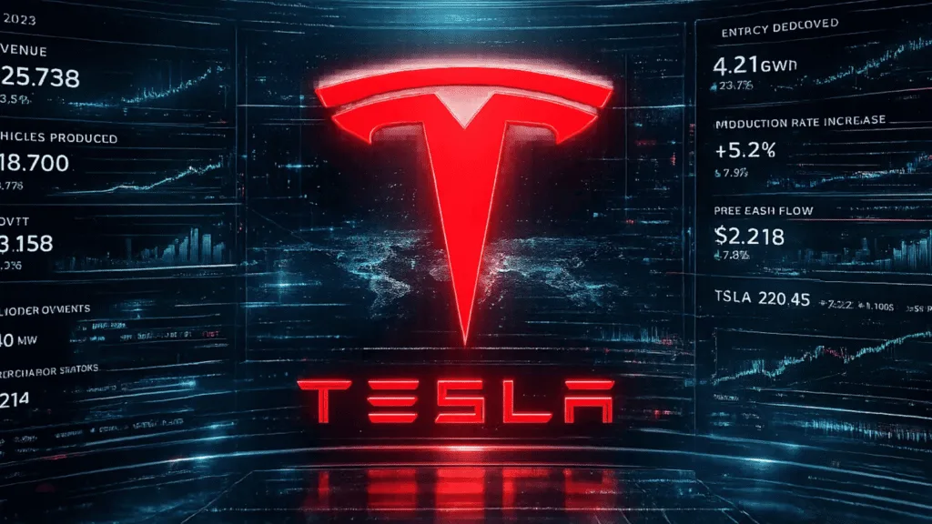 Tesla posts Q4 earnings